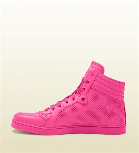 gucci trainers pink|pink gucci sneakers high top.